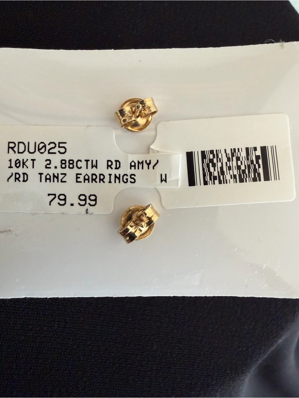 10K Gold Purple Amethyst Floral Hoop Earrings - Picture 3 of 3
